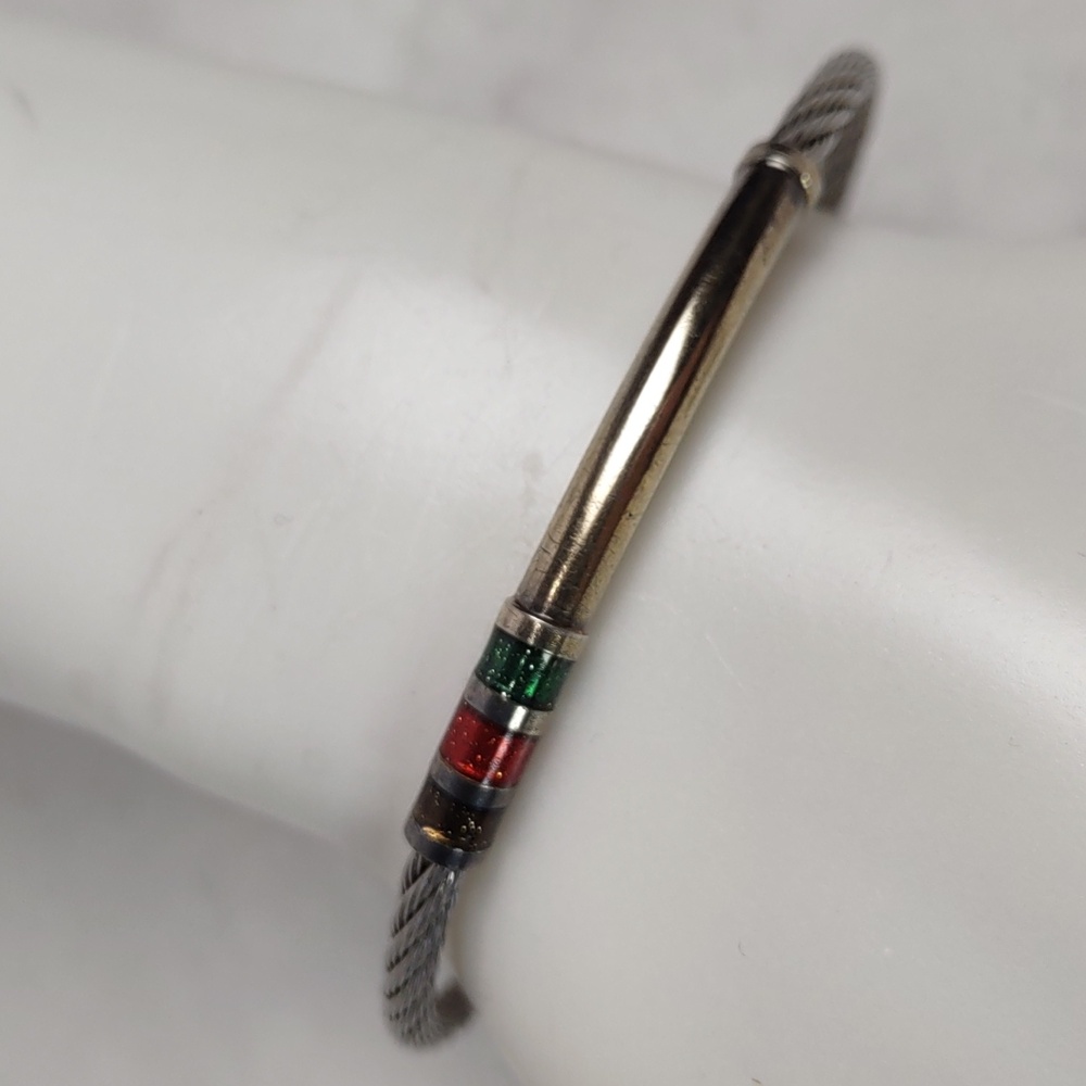Sterling Silver Twisted Rope Cable Cuff Bracelet